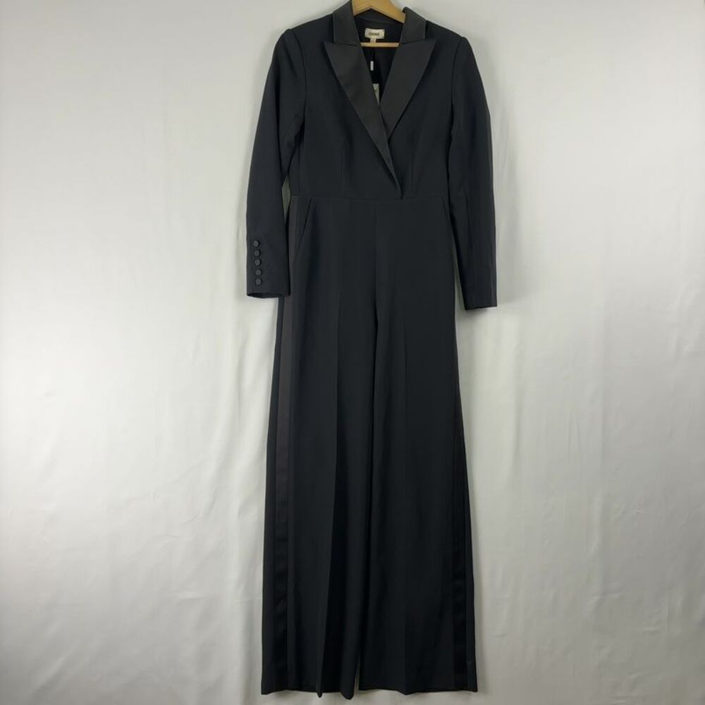 L'AGENCE Black Bora Tux Jumpsuit
